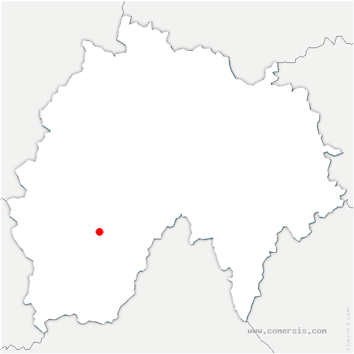 carte de localisation d'Arpajon-sur-Cère