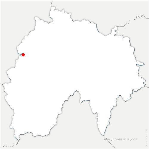 carte de localisation de Barriac-les-Bosquets