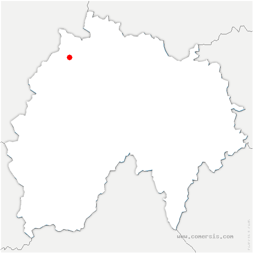 carte de localisation de Bassignac