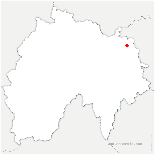 carte de localisation de Bonnac