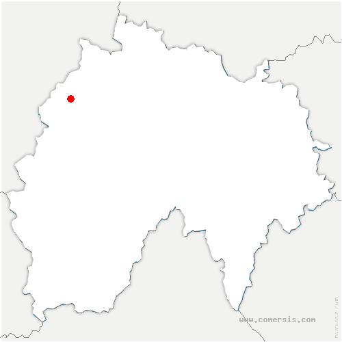 carte de localisation de Chalvignac