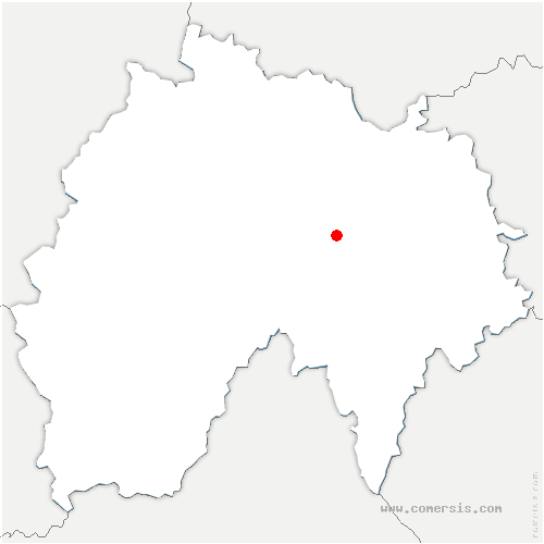 carte de localisation de Chapelle-d'Alagnon