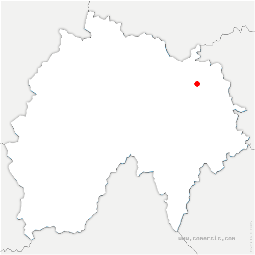 carte de localisation de Charmensac