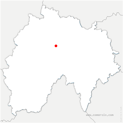 carte de localisation de Claux