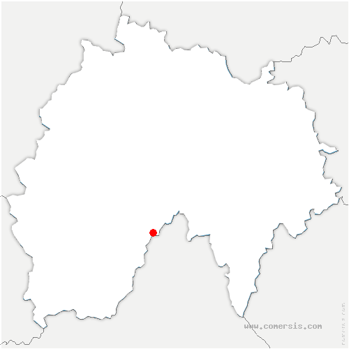 carte de localisation de Cros-de-Ronesque