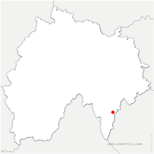 carte de localisation de Deux-Verges