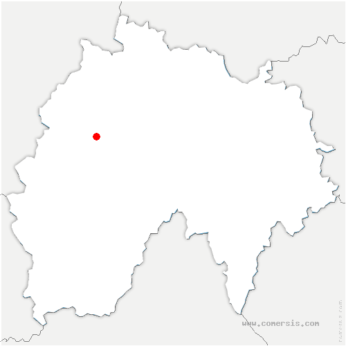 carte de localisation de Drugeac