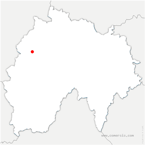 carte de localisation d'Escorailles