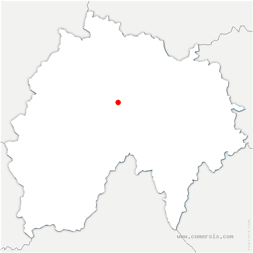 carte de localisation de Falgoux