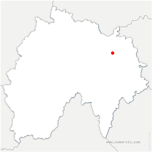 carte de localisation de Ferrières-Saint-Mary