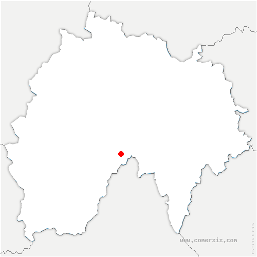 carte de localisation de Jou-sous-Monjou