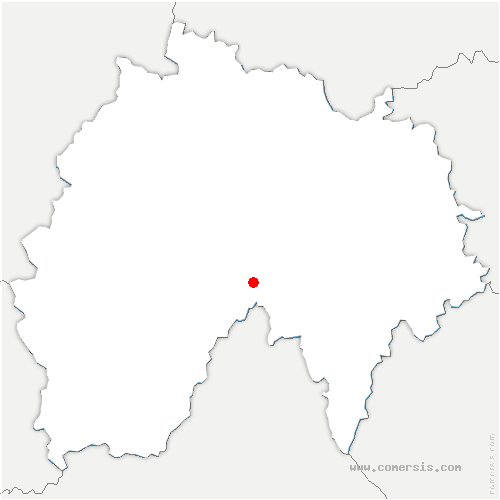 carte de localisation de Lacapelle-Barrès