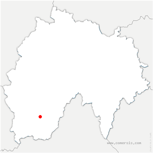 carte de localisation de Lacapelle-del-Fraisse