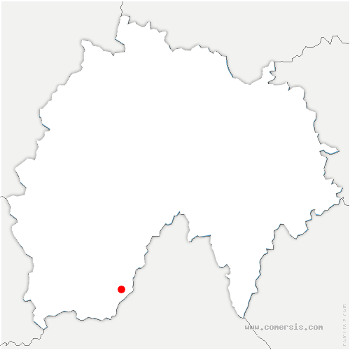 carte de localisation de Lapeyrugue