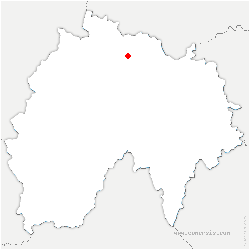 carte de localisation de Lugarde