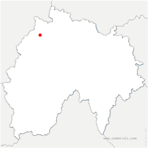 carte de localisation de Méallet