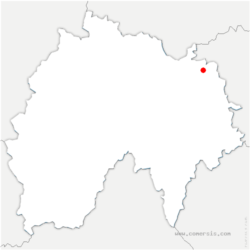 carte de localisation de Molompize