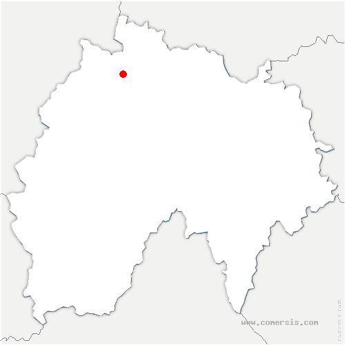 carte de localisation de la Monselie