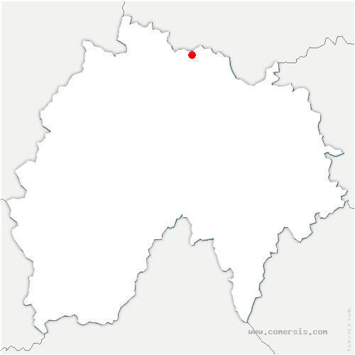 carte de localisation de Montboudif