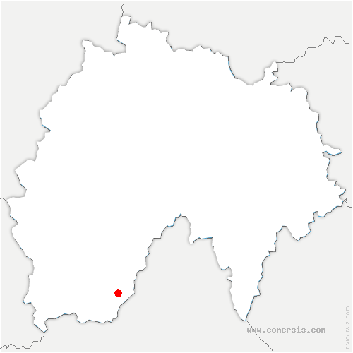 carte de localisation de Montsalvy