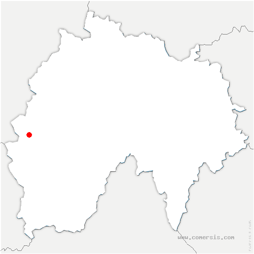 carte de localisation de Montvert