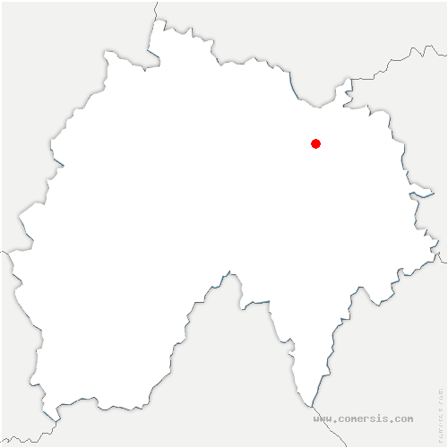 carte de localisation de Peyrusse