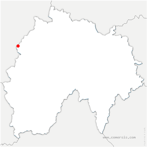 carte de localisation de Pleaux