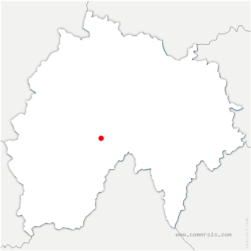 carte de localisation de Polminhac
