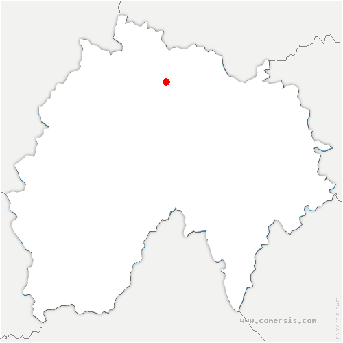 carte de localisation de Riom-ès-Montagnes