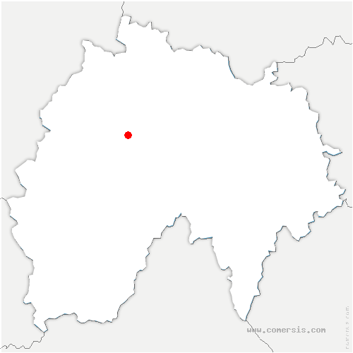 carte de localisation de Saint-Bonnet-de-Salers