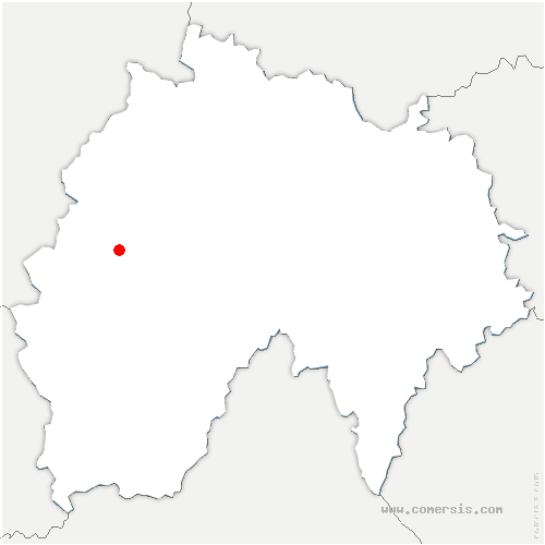 carte de localisation de Saint-Cirgues-de-Malbert