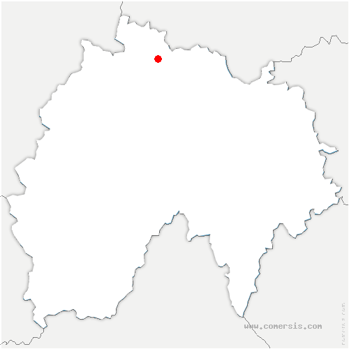 carte de localisation de Saint-Étienne-de-Chomeil