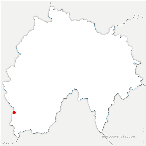 carte de localisation de Saint-Julien-de-Toursac