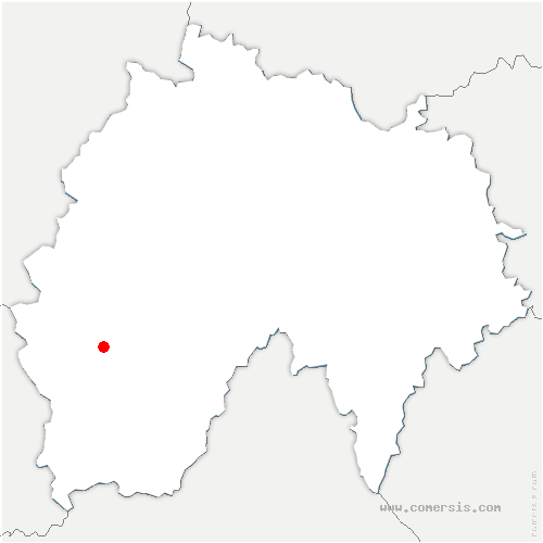 carte de localisation de Saint-Mamet-la-Salvetat