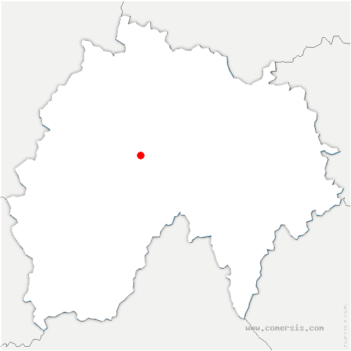 carte de localisation de Saint-Projet-de-Salers