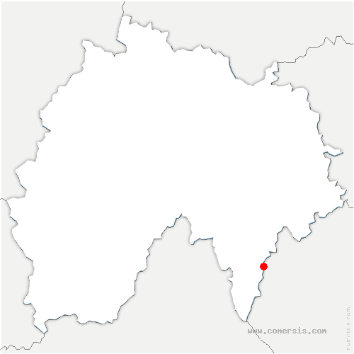 carte de localisation de Saint-Rémy-de-Chaudes-Aigues