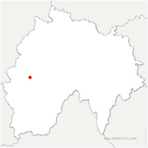 carte de localisation de Saint-Victor