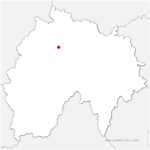 carte de localisation de Saint-Vincent-de-Salers