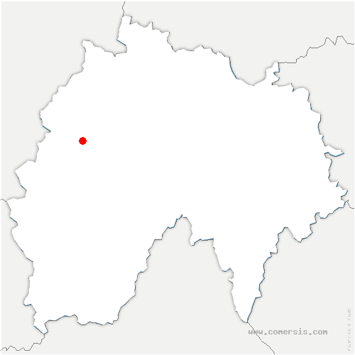 carte de localisation de Sainte-Eulalie