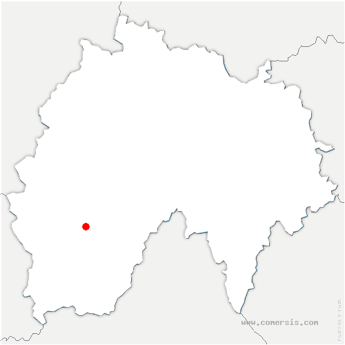 carte de localisation de Sansac-de-Marmiesse