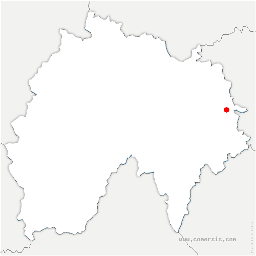 carte de localisation de Sarroux-Saint-Julien