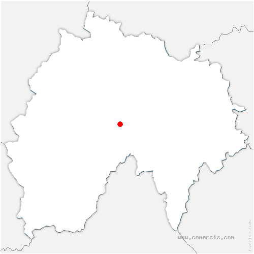 carte de localisation de Thiézac