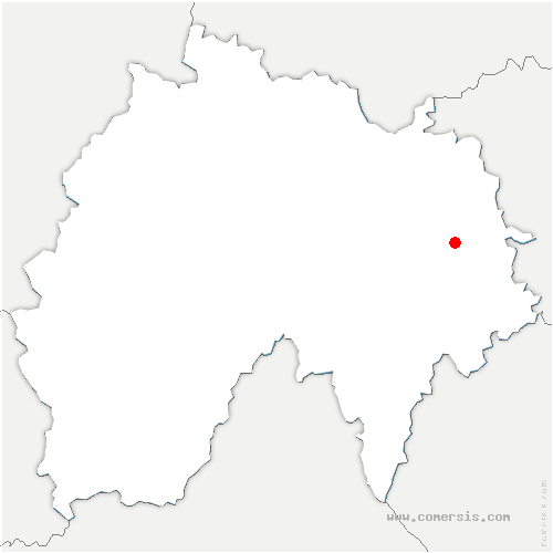 carte de localisation de Tiviers