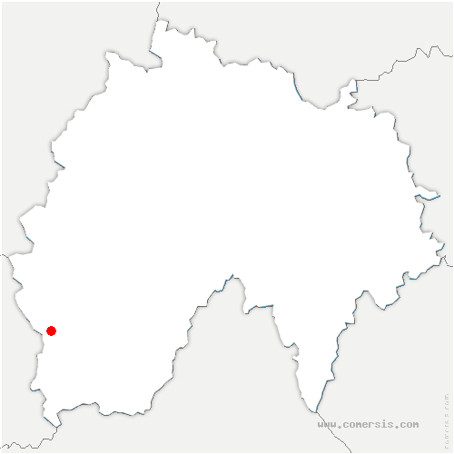 carte de localisation de Trémouille-Saint-Loup