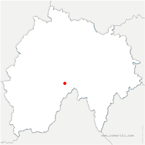 carte de localisation de Vic-sur-Cère