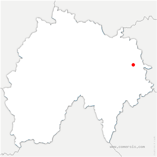 carte de localisation de Vieillespesse