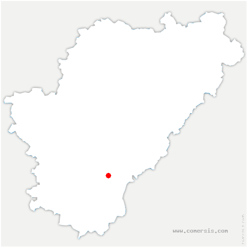 carte de localisation de Aignes-et-Puypéroux