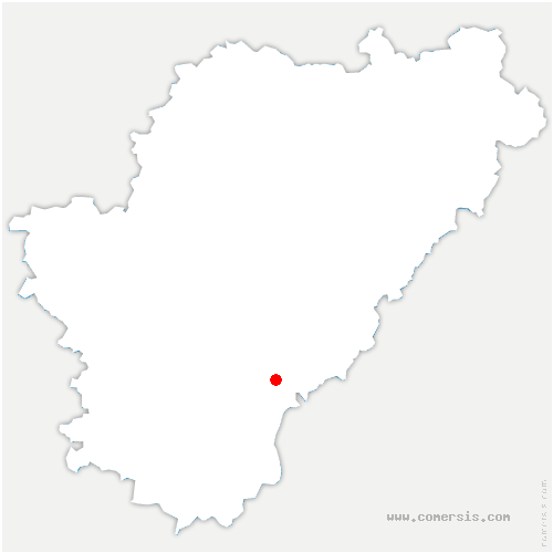 carte de localisation de Aigondigné 