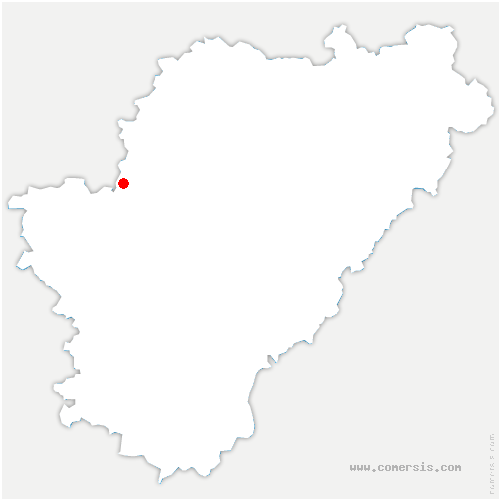 carte de localisation d'Allemans