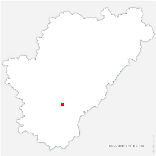 carte de localisation de Bécheresse
